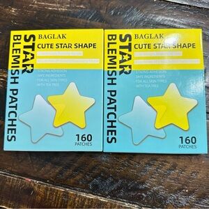 Star Blemish Patches - Yellow and Blue Set of 2 (B28)